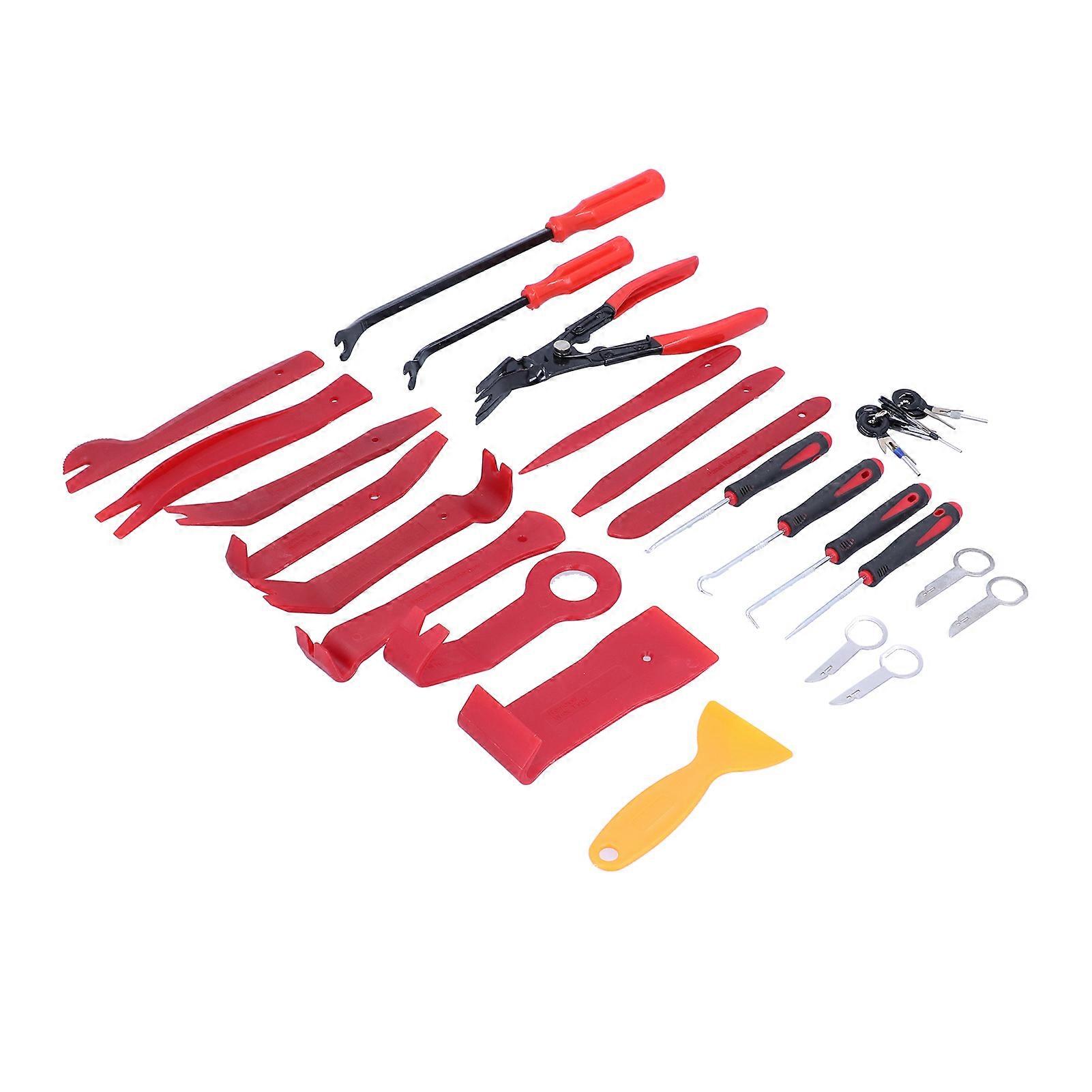 34pcs Universal Car Audio Disassembly Tool Kit for Panel Maintenance and Repair