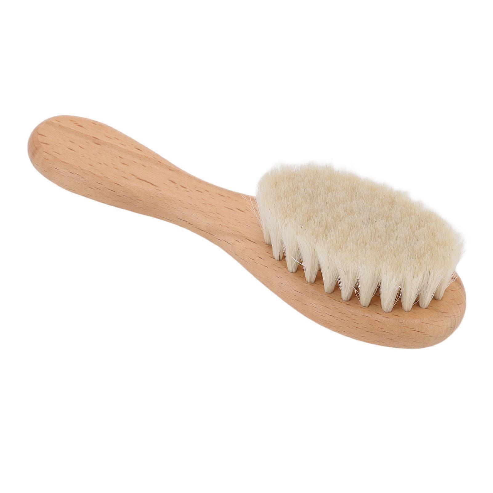 Baby Wool Bristles Wooden Handle Soft