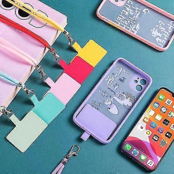 1pcs Universal Crossbody Patch Phone Lanyard Mobile Phone Strap Soft Rope For Cell Phone Hanging Cord Ns2