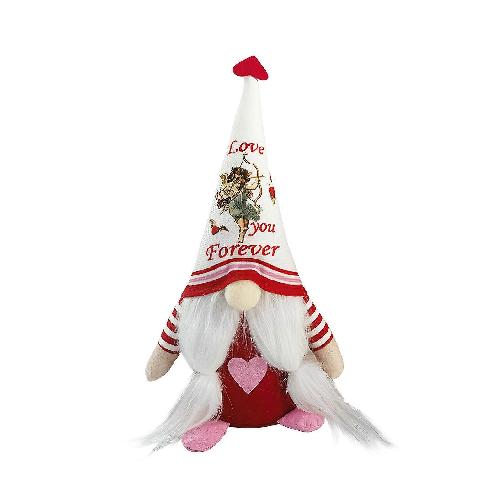 Gnome Plush Halloween Decoration Shelf Table Romantic Fireplace Handcrafted Plush Toy