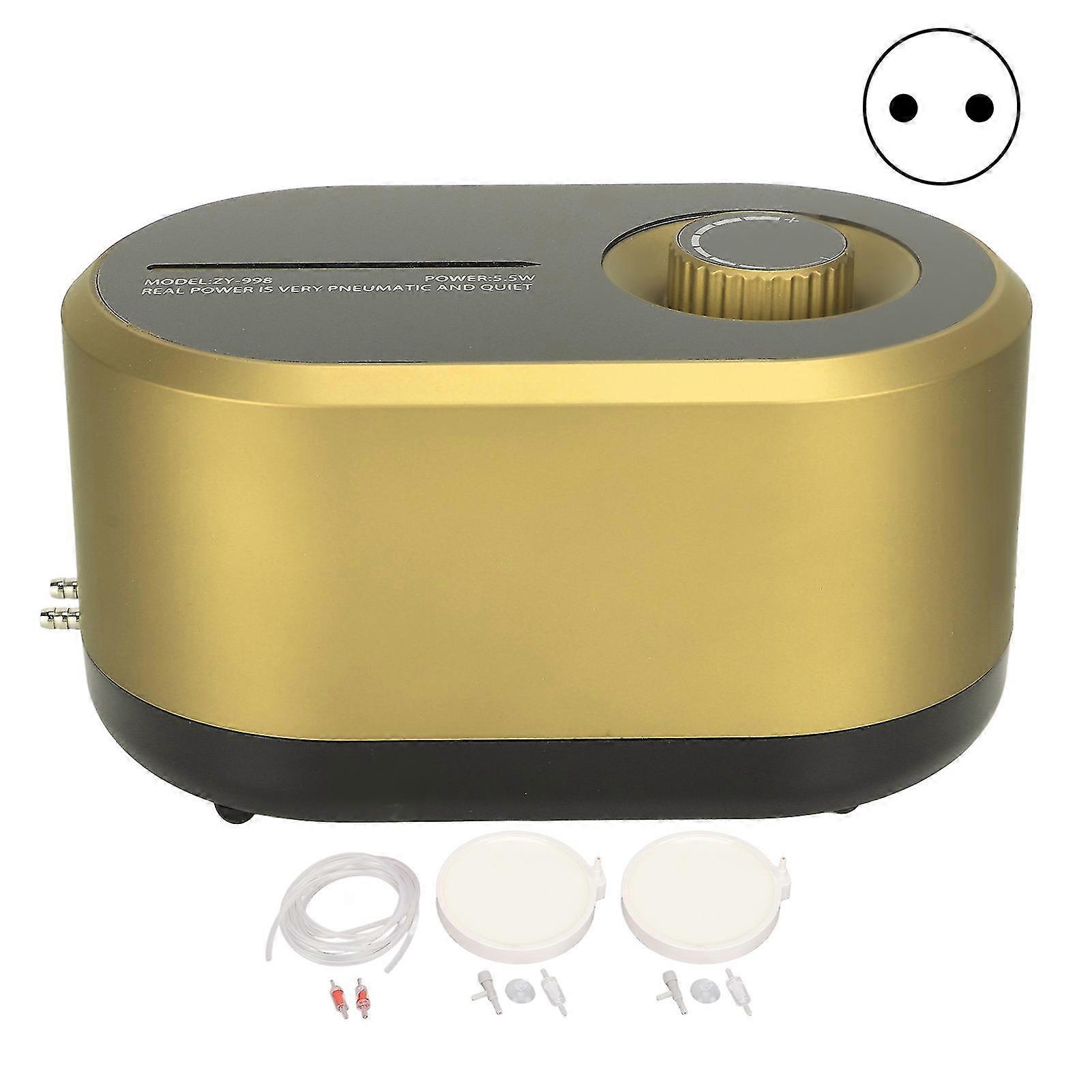Large Volume Adjustable AC Aquarium Air Pump for Fish Tank Aerator - 220V EU Plug