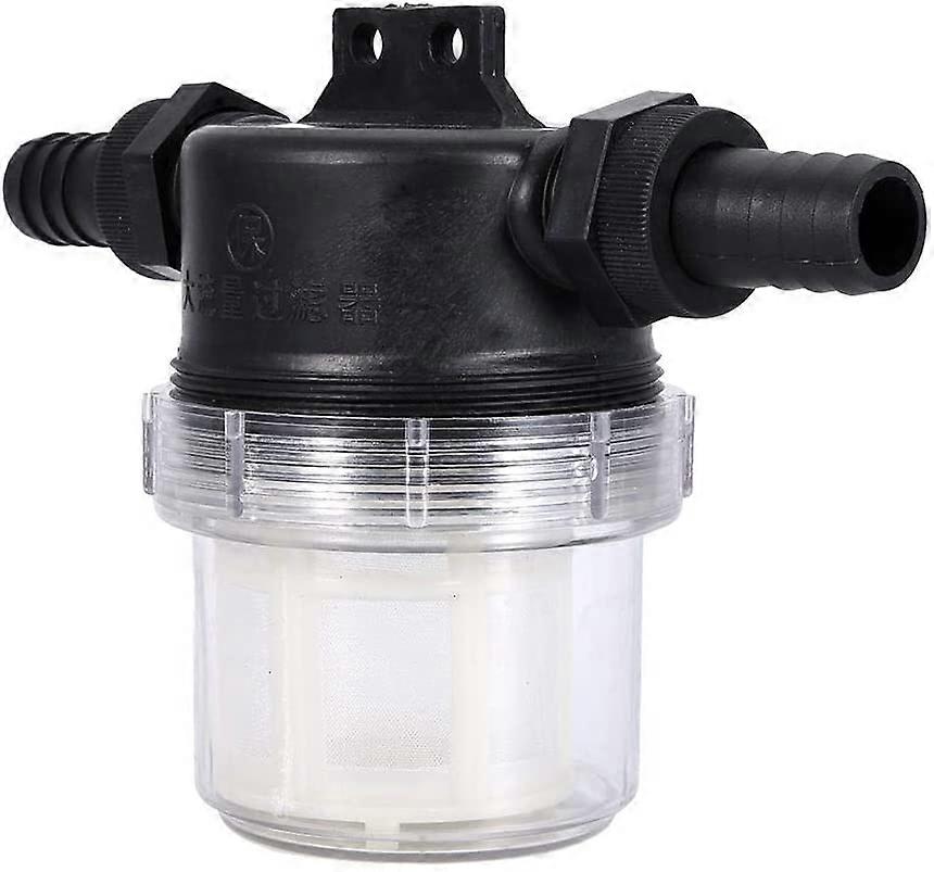 Water Pump Filter Net Sprinkler Adjustable In-Line Transparent Mesh Strainer Watering Tool for Gardening Water Pumpinterface20mm