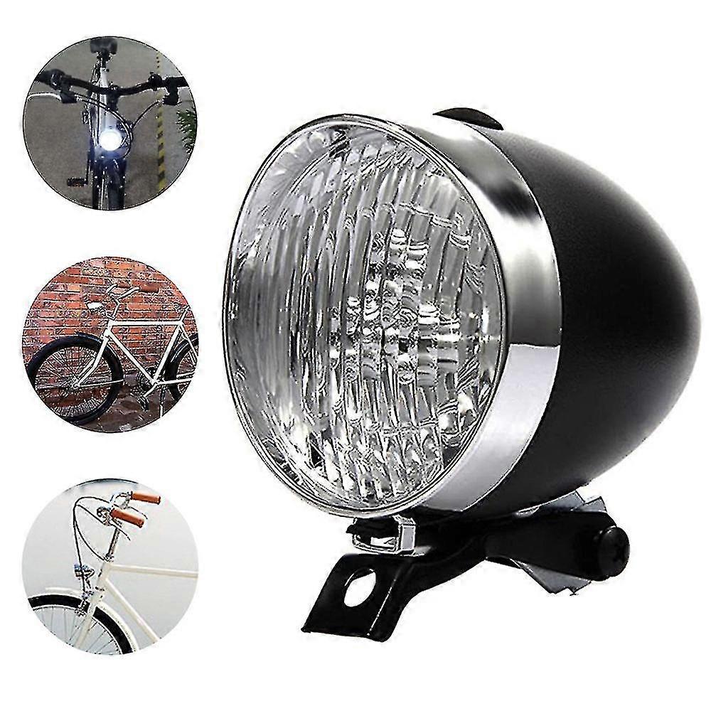 Classical Vintage Led Bicycle Headlight Bike Retro Light Front Head Lamp