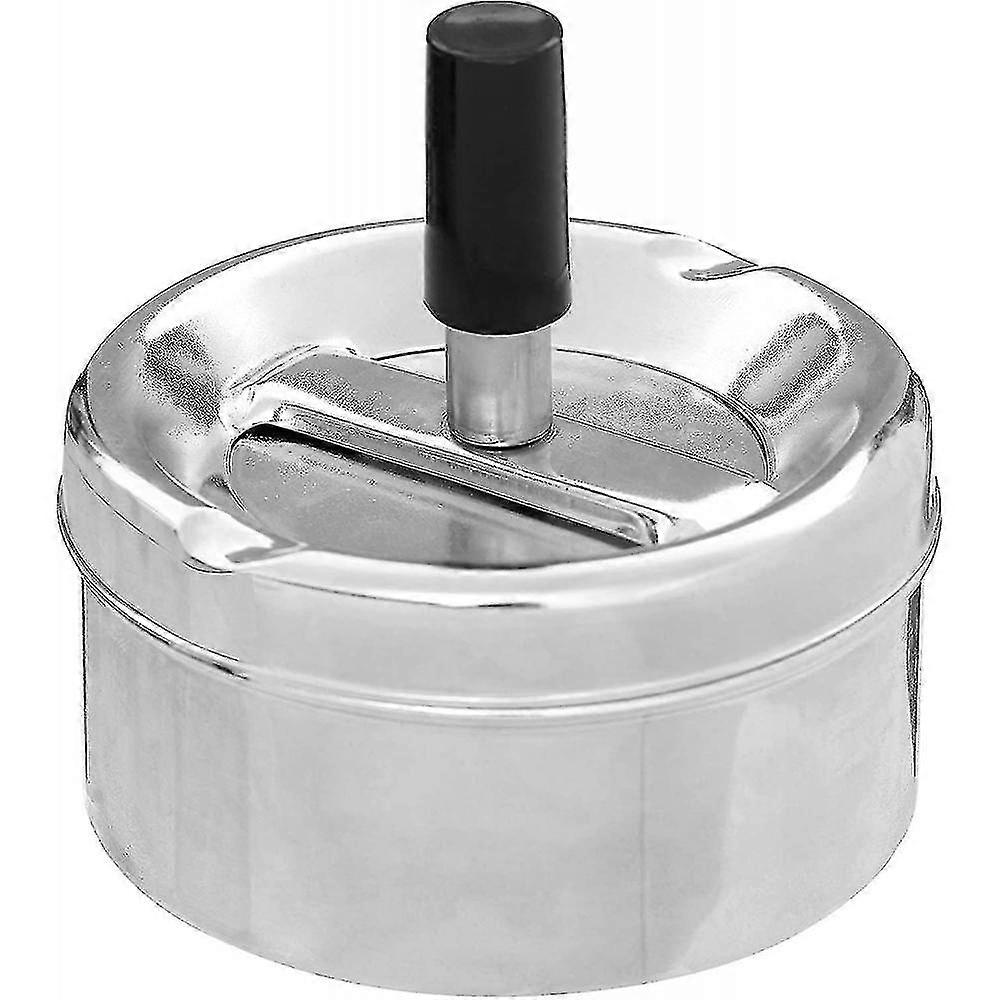 Small Silver Outdoor Ashtray WLZ