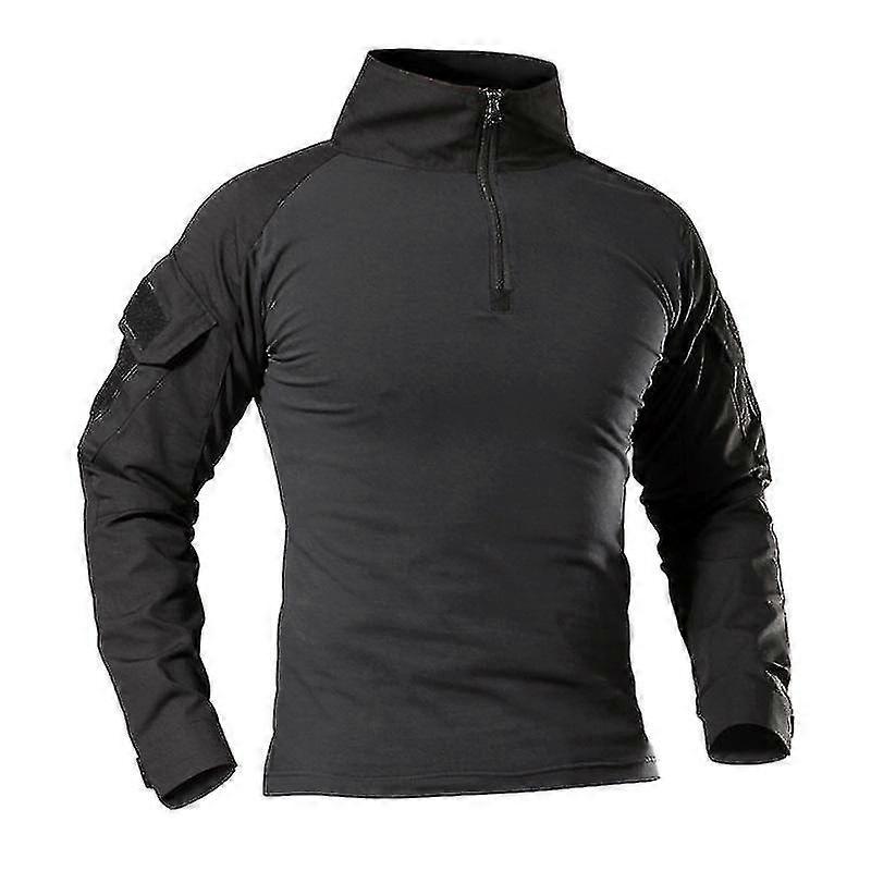 Herren Tactical Military Langarmshirt