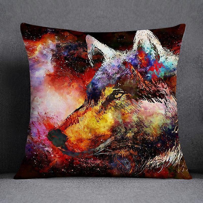 Povlak na polštář Čtvercový vzor Style-1134 Ložnice Pohovka Auto Povlak na polštář