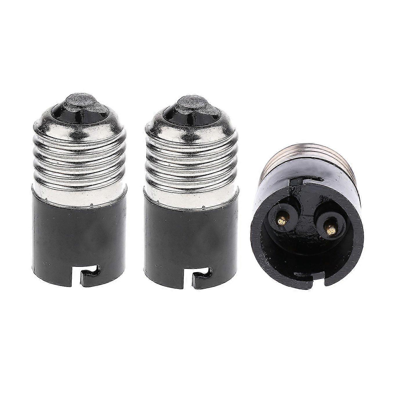 E27 To B22 Base Converter Adapter 3-pack
