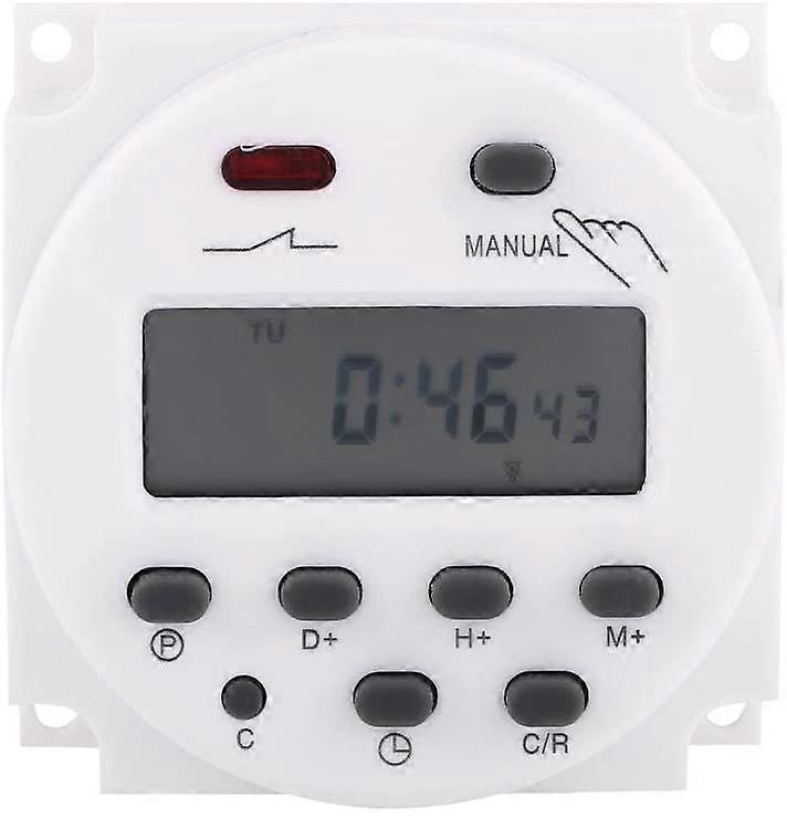 LCD Digital Timer Weekly Programmable Microcomputer Time Switch 17on17off Relay Timer(24V)