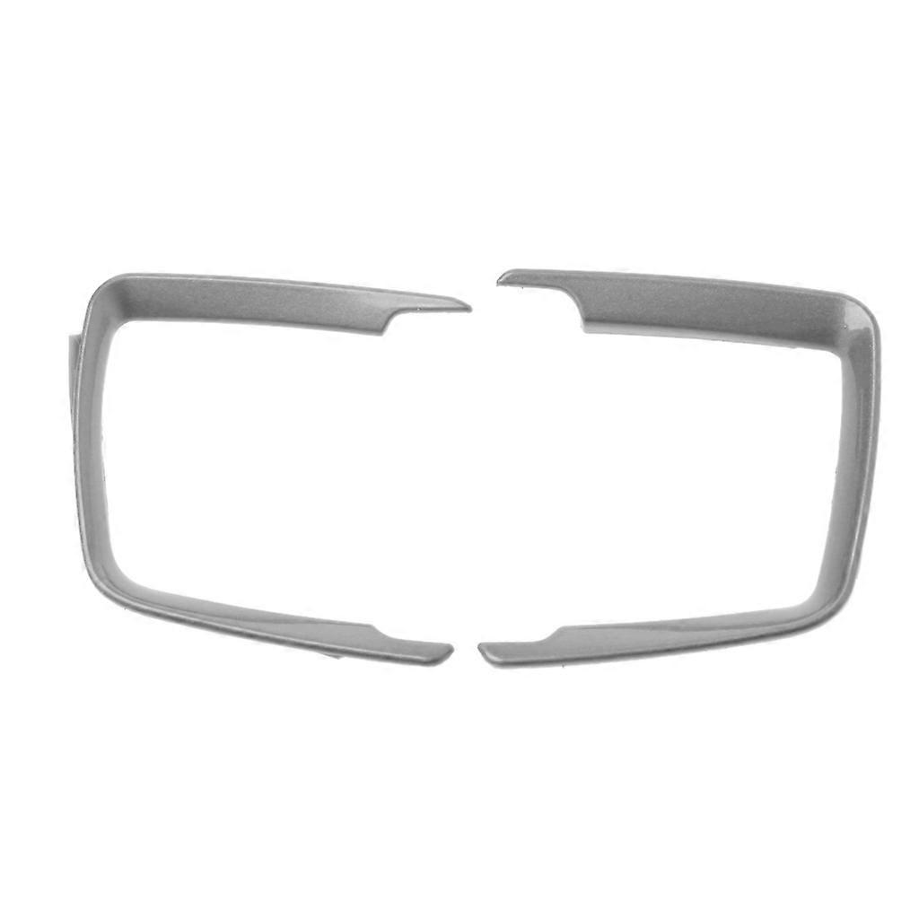 2x ABS Headlight Switch Frame Trim Adjustment Sticker For F30 F31 F32 F34 3