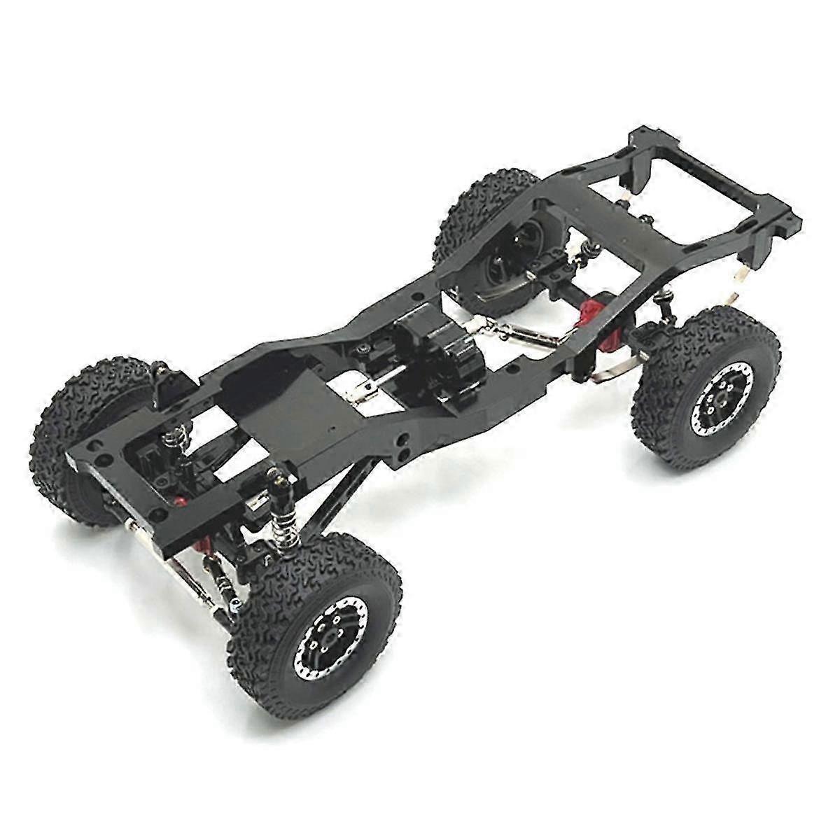 For Mn 1/12 Mn82 Lc79 Rc Car Spare Parts Metal Upgrade Carframe Modification Chassis Frame Kit Black