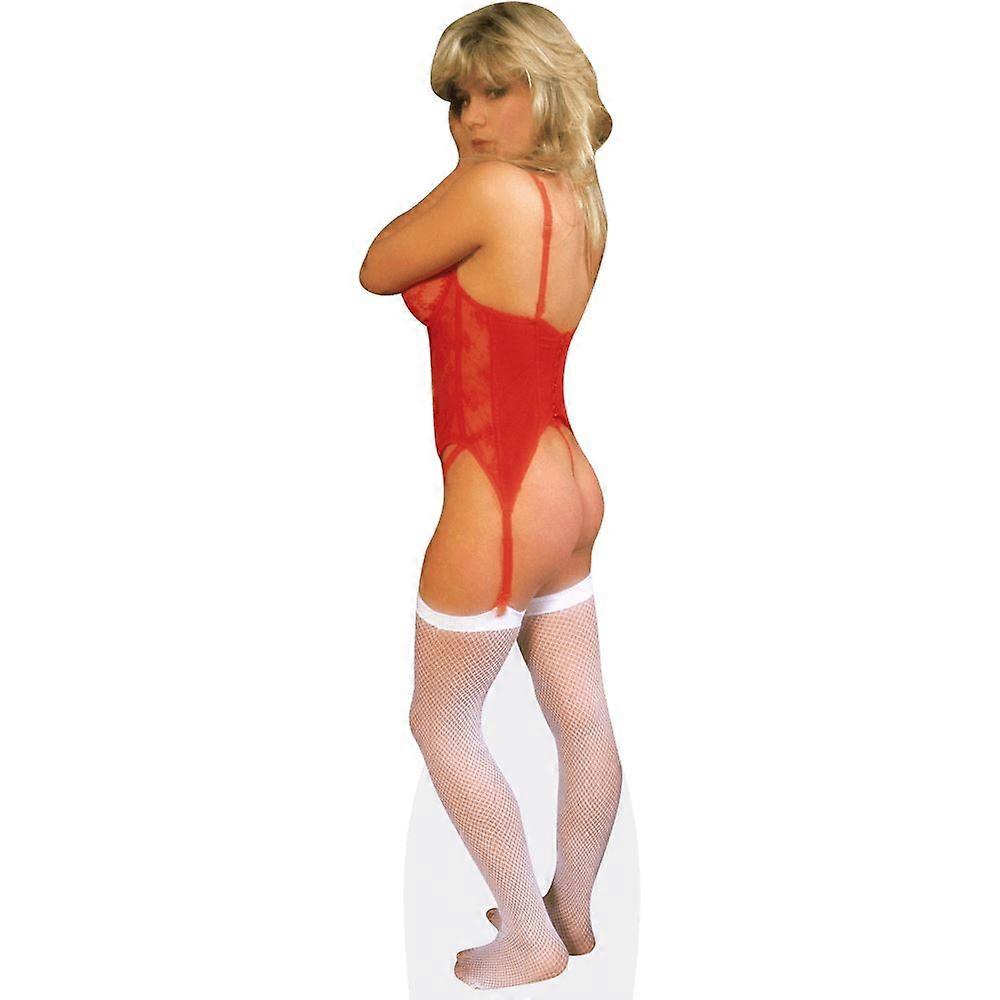 Samantha Fox (Pose) Cardboard Cutout (lifesize OR mini size). Standee. Stand Up.