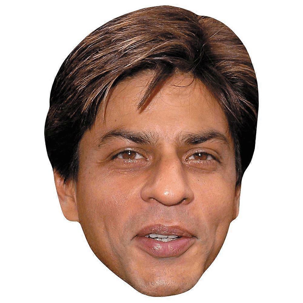 Shah Rukh Khan (Smile) Celebrity Mask, Flat Card Face