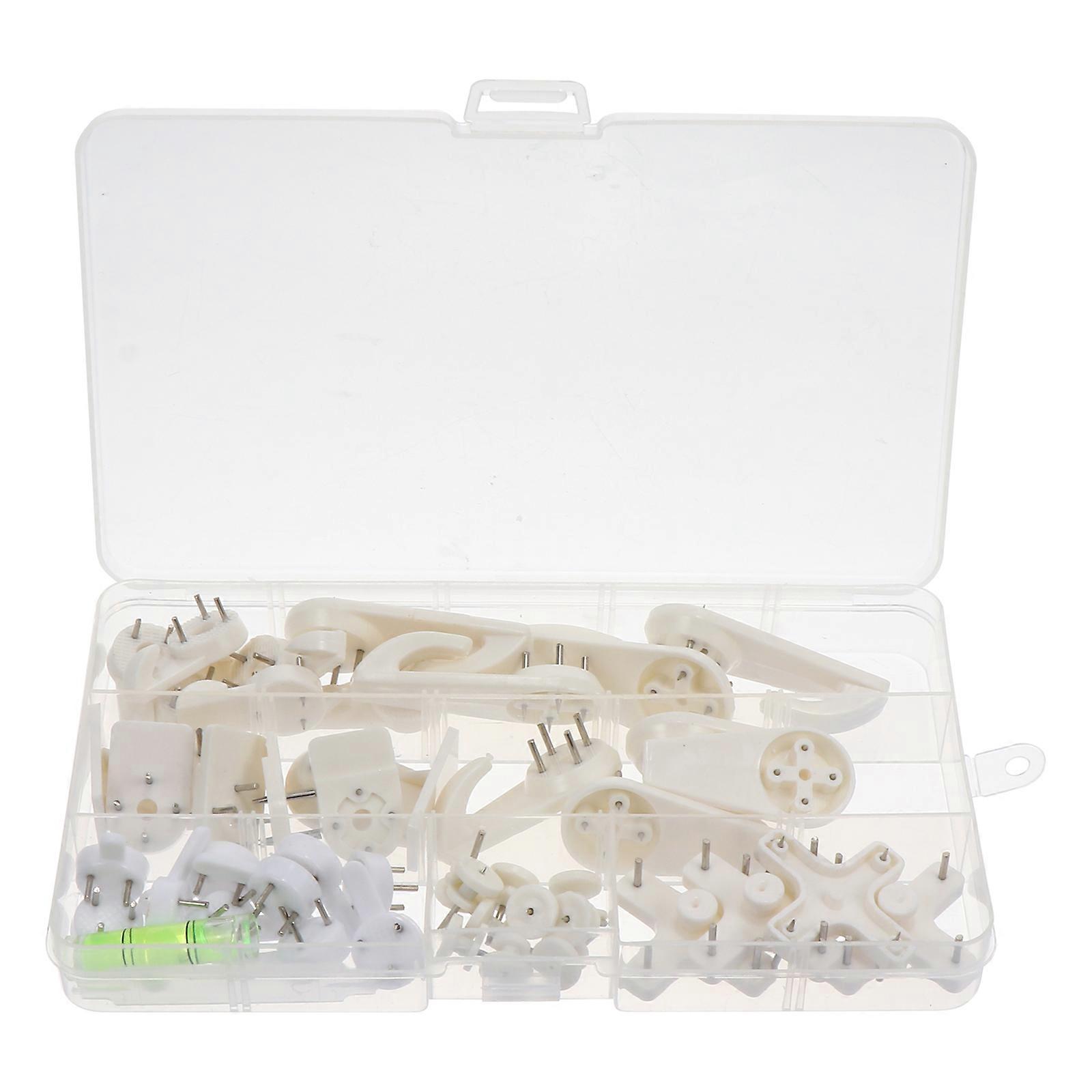 1Box Frame Hooks Painting Photo Hooks Household Wall Seamless Nails for Home