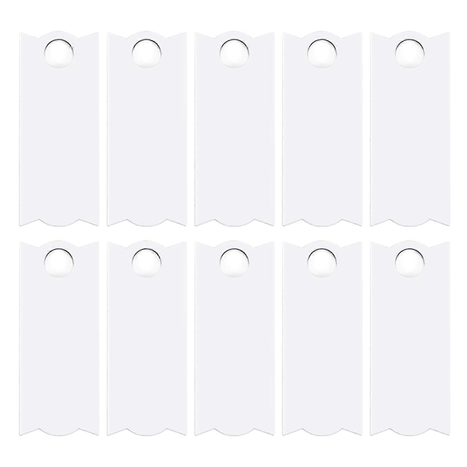 10Pcs Sublimation Name Plates Sublimation Topper Personalized Name Tags with Round Hole Sublimation Transfer DIY Name Plates Jikaix