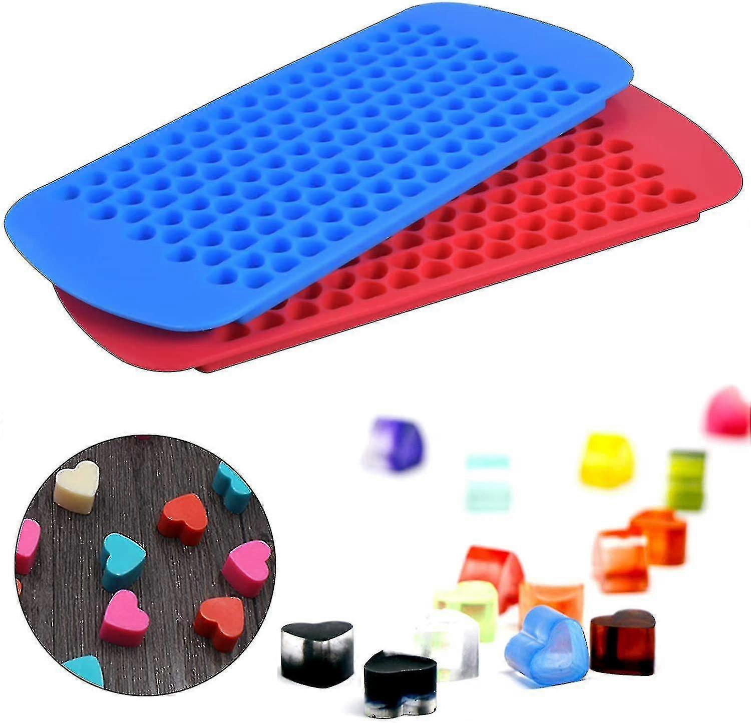 isbit mold i hjertet, sjokolade mold silikon bakeware hjerteformet