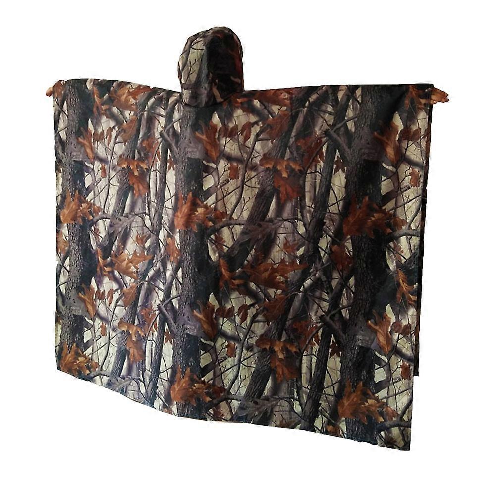 3 in 1屋外防水リーフカモフラージュトラベルバックパックレインコートテントキャンプマット