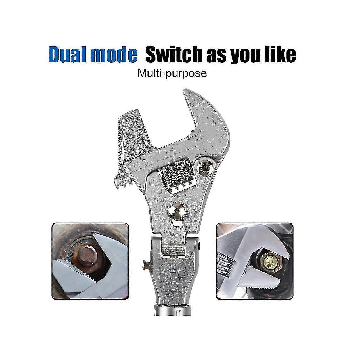 Multifunctional Five-in-one 10-inch Retractable Adjustable Wrench