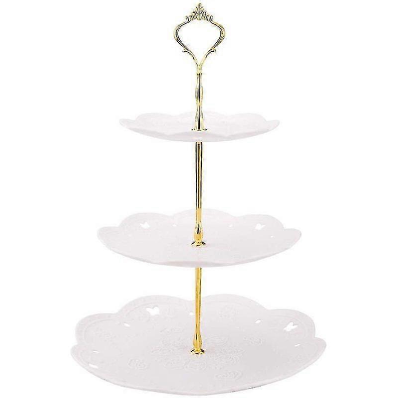 3 Pcs For  Cake, Cheese Platter,  Cake Dessert Stand, Plastic