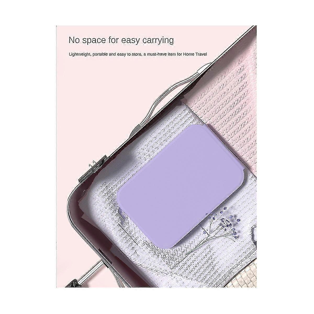 One Click Three Color Rotating Magnetic Control Model Live Mirror With Led Light Vanity Mirrors,purple