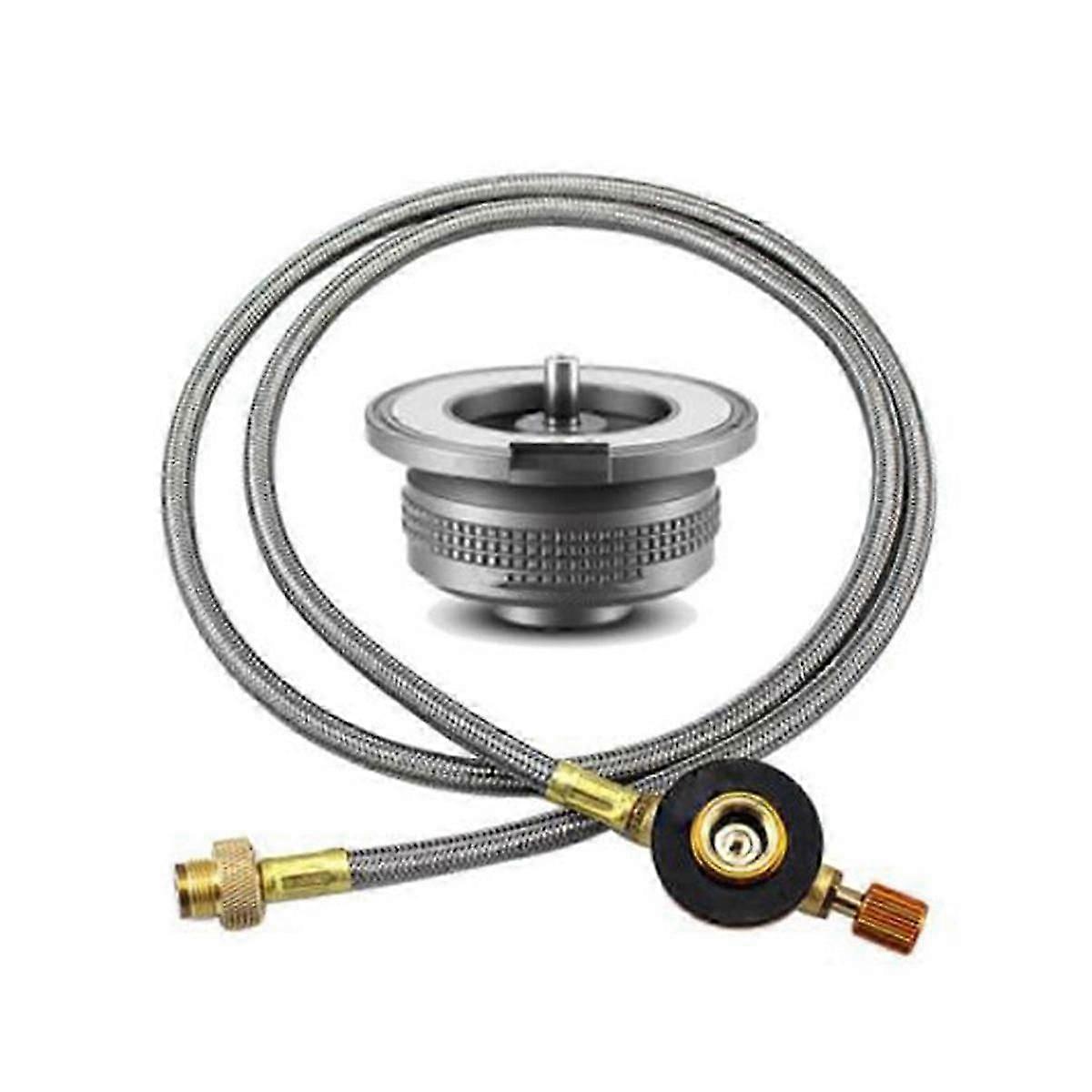 محول غاز موقد خارجي محول موقد سبليت محول خزان الغاز للتخييم الطبخ معدات التخييم نزهة