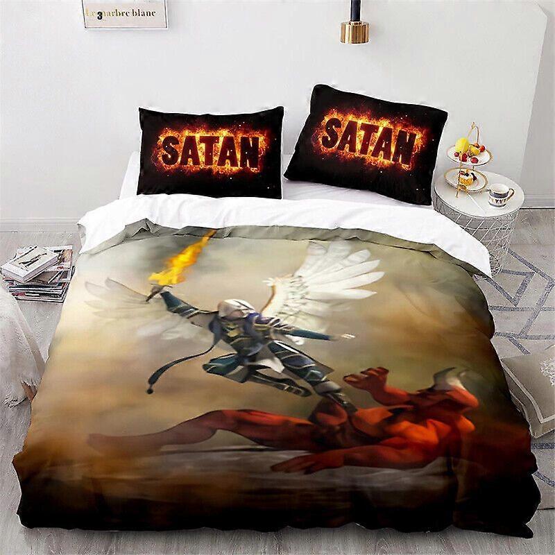 v691 Lakan Överdrag Set Sängkläder Set Änglar Och Special Barn Gåva 3-delat sängkläder set (1 påslakan + 2 kudde shams) y691