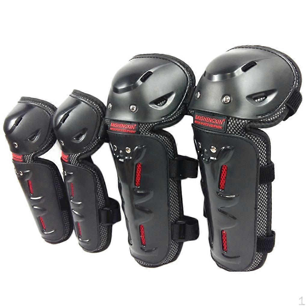 2 Pairs of Motorcycle Squats Adult Shin for Riding