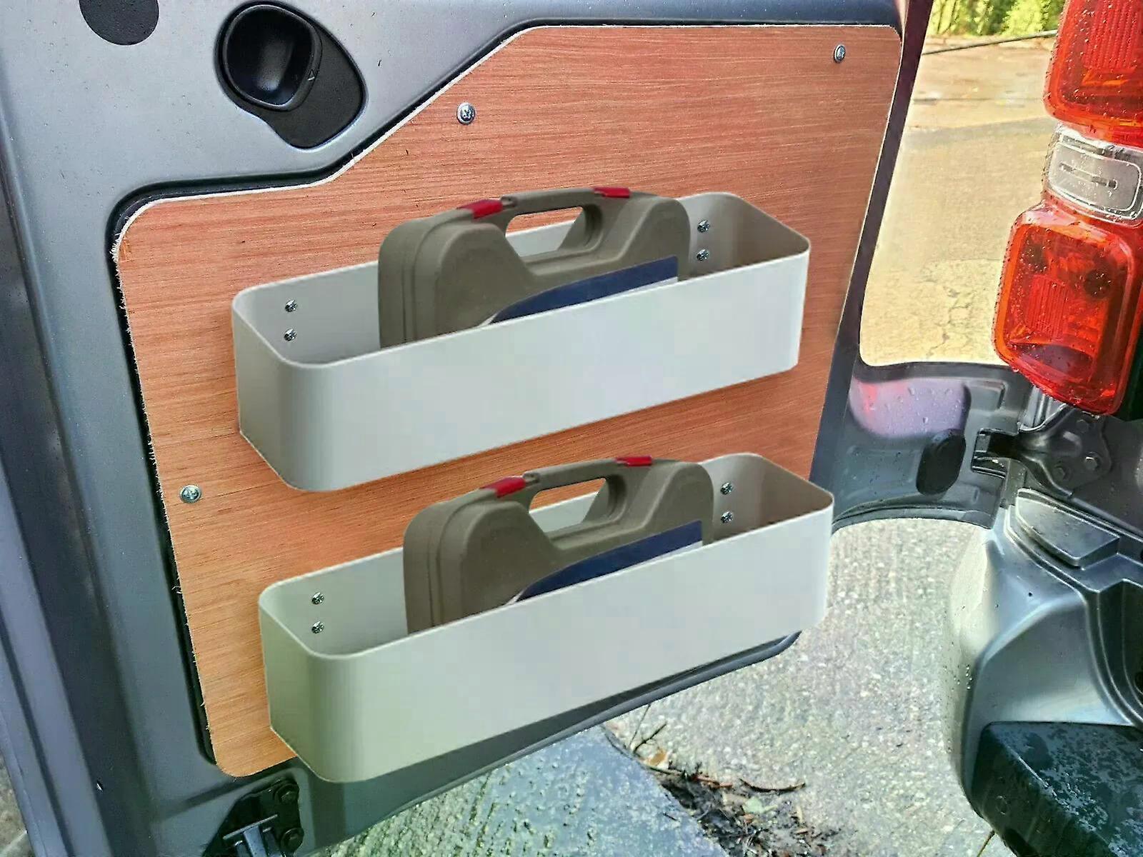 2 قطعة قافلة العربة فان تخزين صناديق الجيب لتخزين أداة فان أرفف اسئلة حزام صالح تخزين ترتيب اكسسوارات السيارات