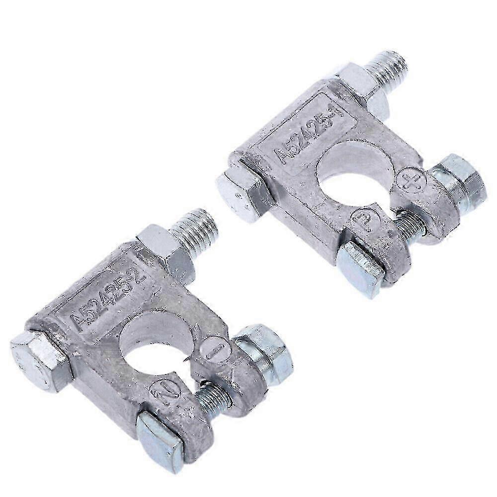 Battery Connectors For Marine Battery Cable Terminal Connectors(silver)(2pcs)