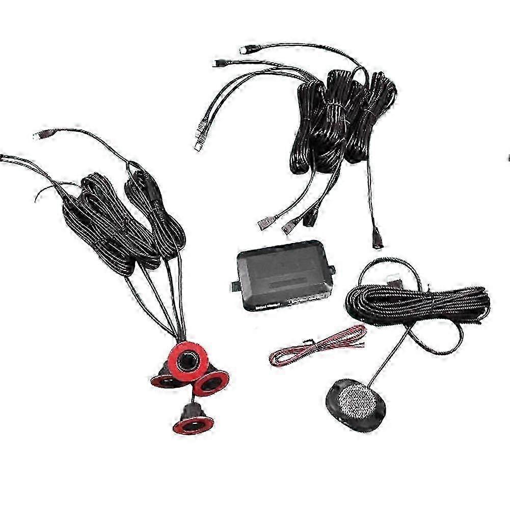 unique Front Parking Sensor Kit Prefix Concealed Built-in Flat Parktronic Assistant System Not Reversing B