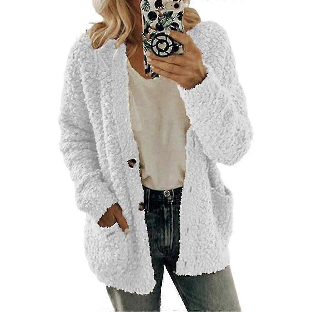 נשים דובון מעיל דוב רך חם קרדיגן פליז פליז ז'קט רך חולצות פלוס סייז