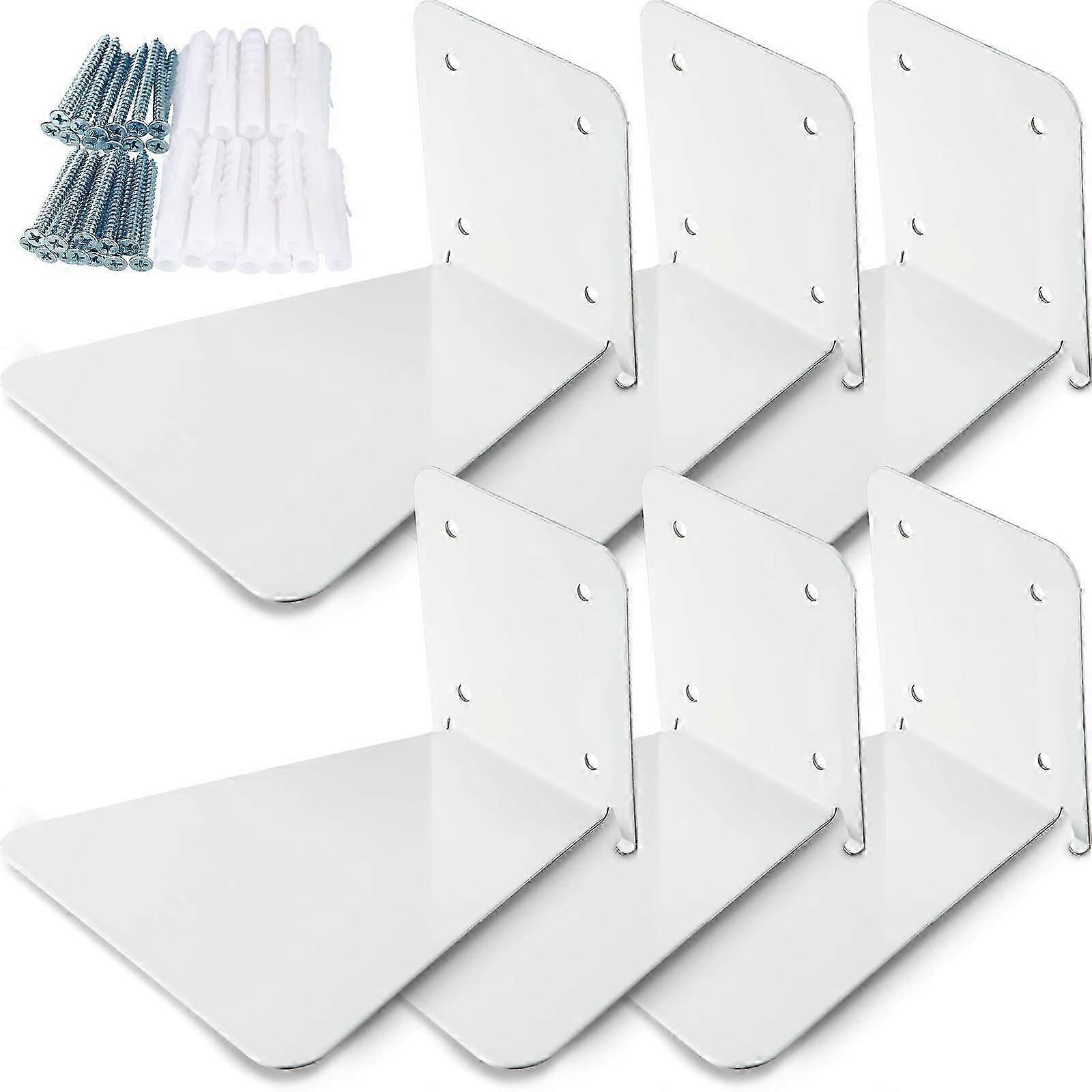 Floating Bookshelf Iron Floating Shelves Invisible Wall Mounted Bookshelf Multipurpose Wall Ledge Shelves for Home Office Classroom Library