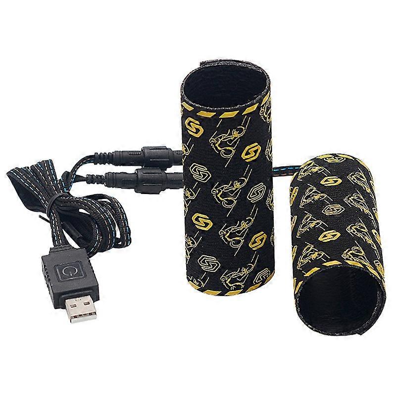 WUPP CSZH-974K1 Motorcycle Heated Grips with Memory Function Pattern Design Electric Handleleeve