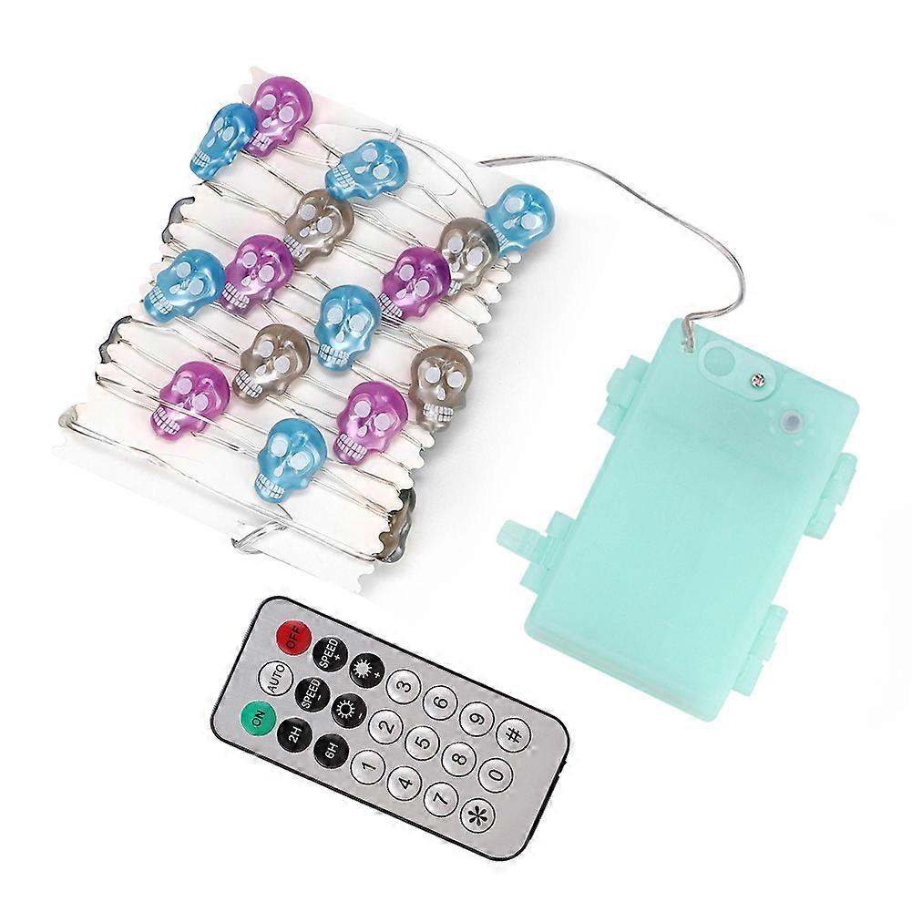 LED Skull String Lights IP68 Lamp with for Outdoor Indoor Party Decor