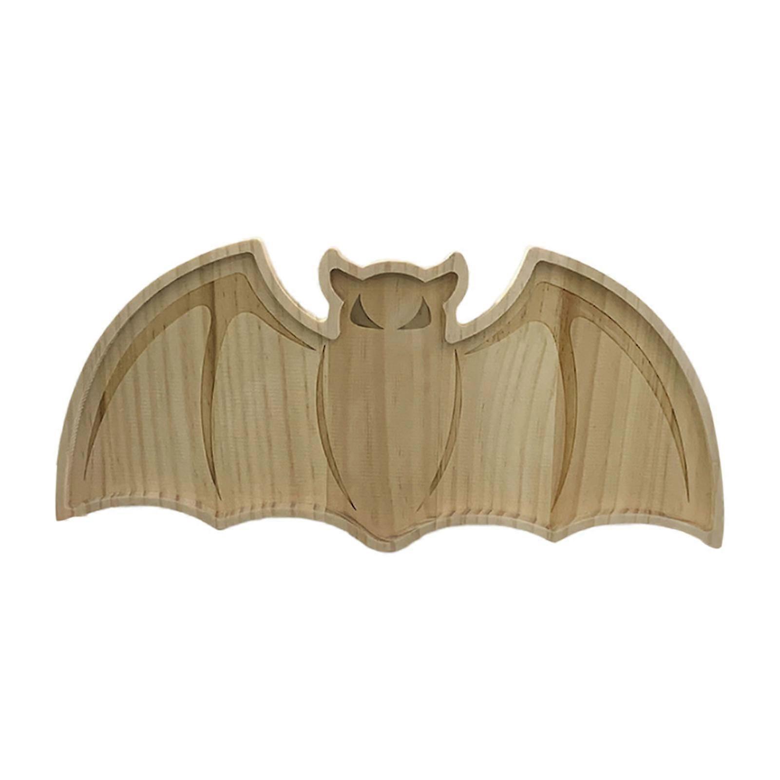 Wooden Dinner Plates Aesthetic Decorative Wooden Salad Snack Tray for Dried Fruit