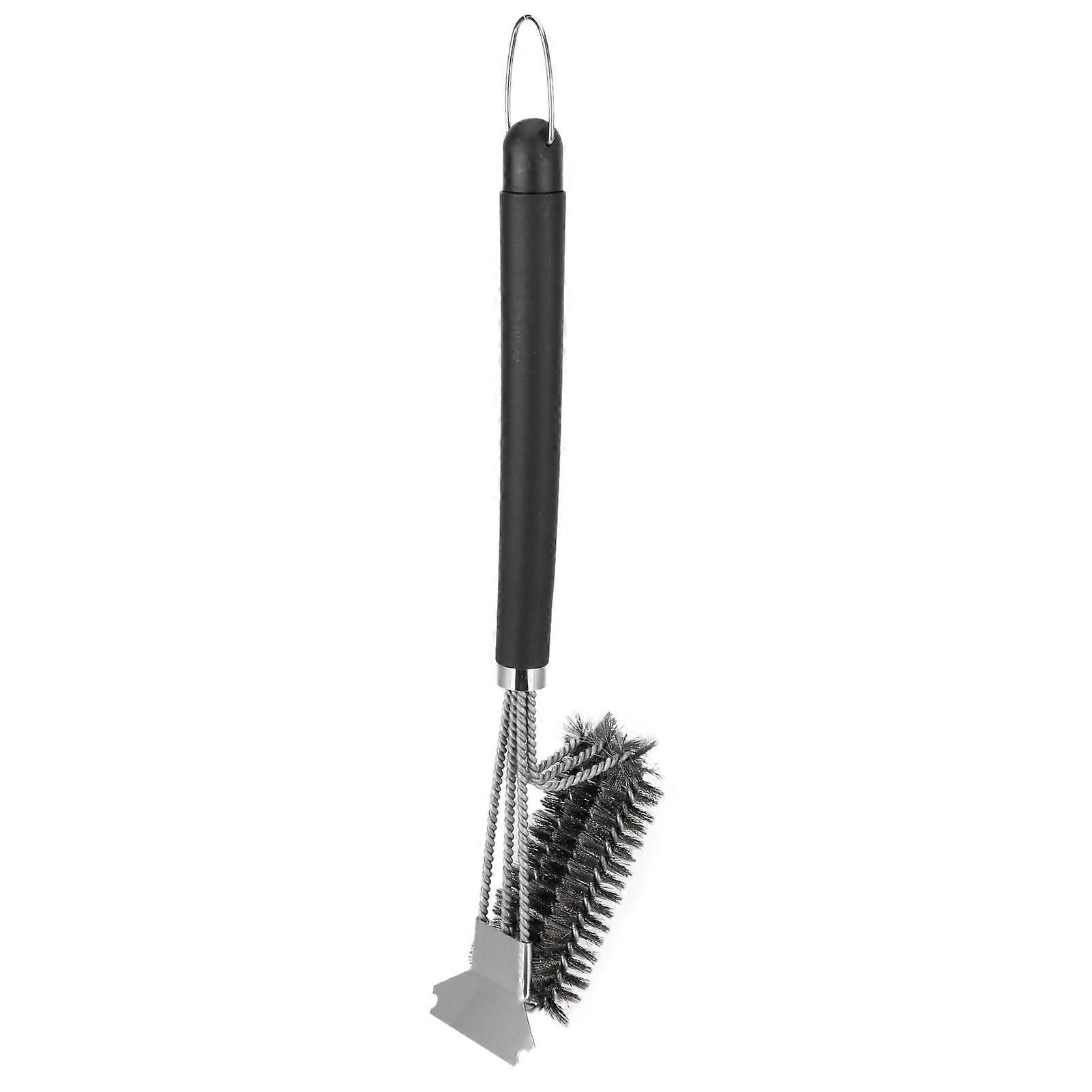 Stainless Steel Grill Brush Single Head Barbecue Cleaner Scraper 18-Inch Long Kitchen Tool Accessories