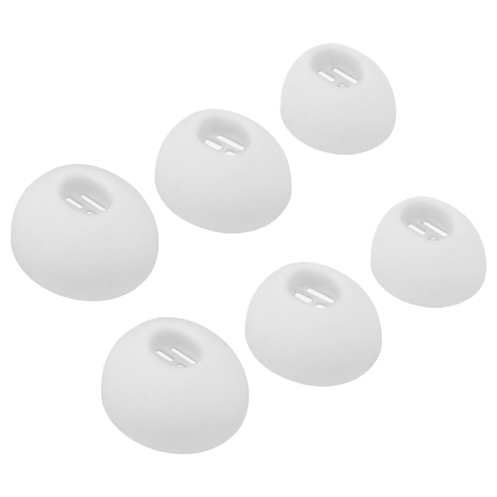 Multiple Size Ear Tips Earbuds for Air2 In Ear Earphones Devices Easy to Replace and Clean 3 Sizes Set White