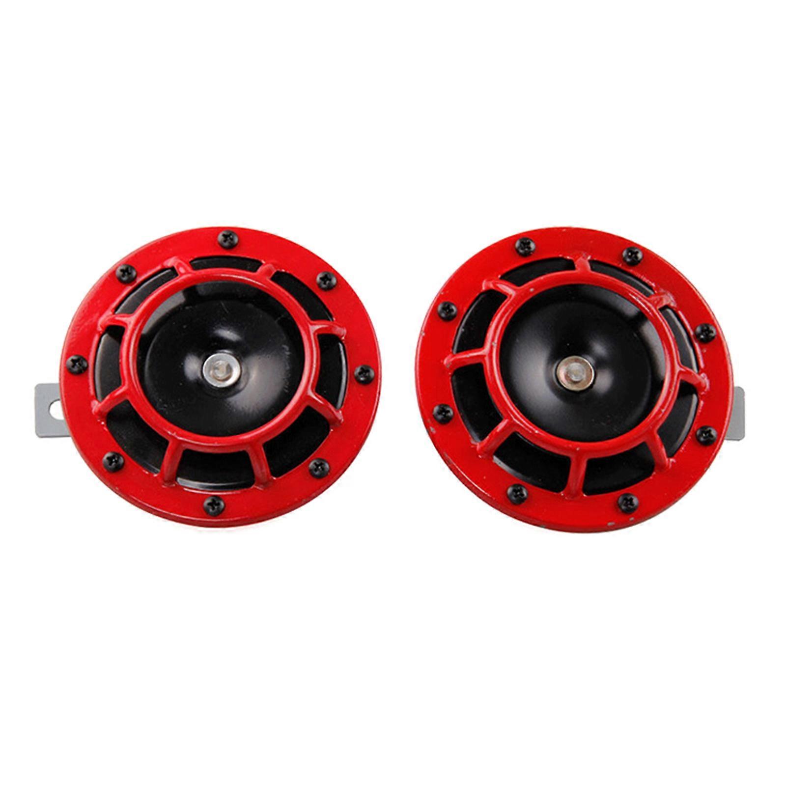 Blast Tone Air Speaker set Powerful Sound Output Car Speaker Durable & Reliable Speaker Kits Quick Fixing for Vehicle Red