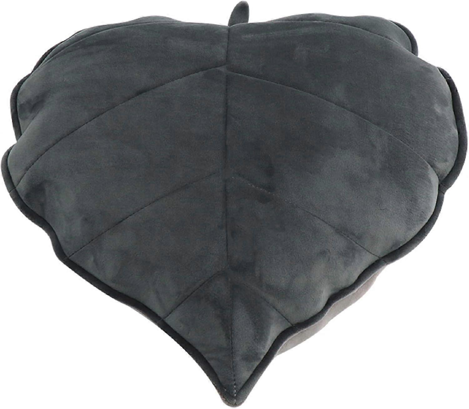 Decoración de almohada de sofá para hogar con hojas 3D