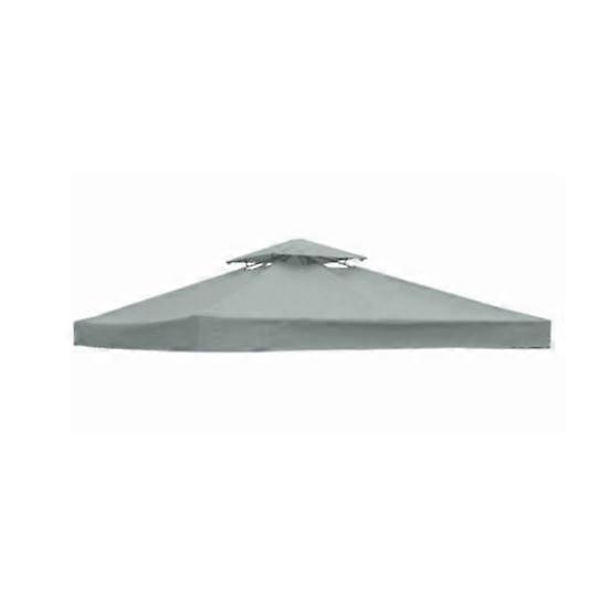 300x300CM Grill Gazebo Replacement Canopy Roof Waterproof Oxford Cloth Double Tiered BBQ Gazebo