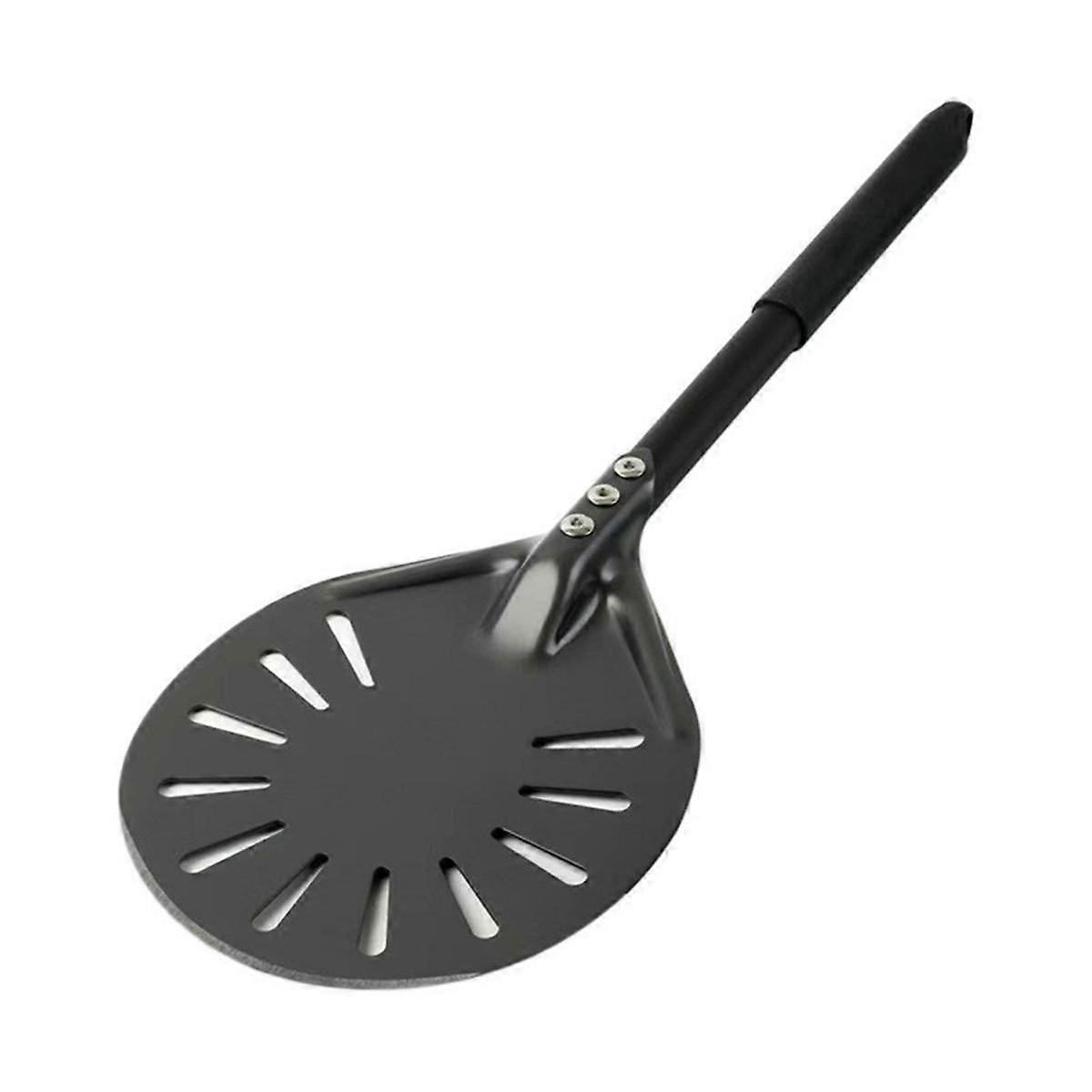 Pizza Turning Peel with Long Handle Aluminum Non-Stick Pizza Peel Spinner Scratch Pizza Peel Paddle