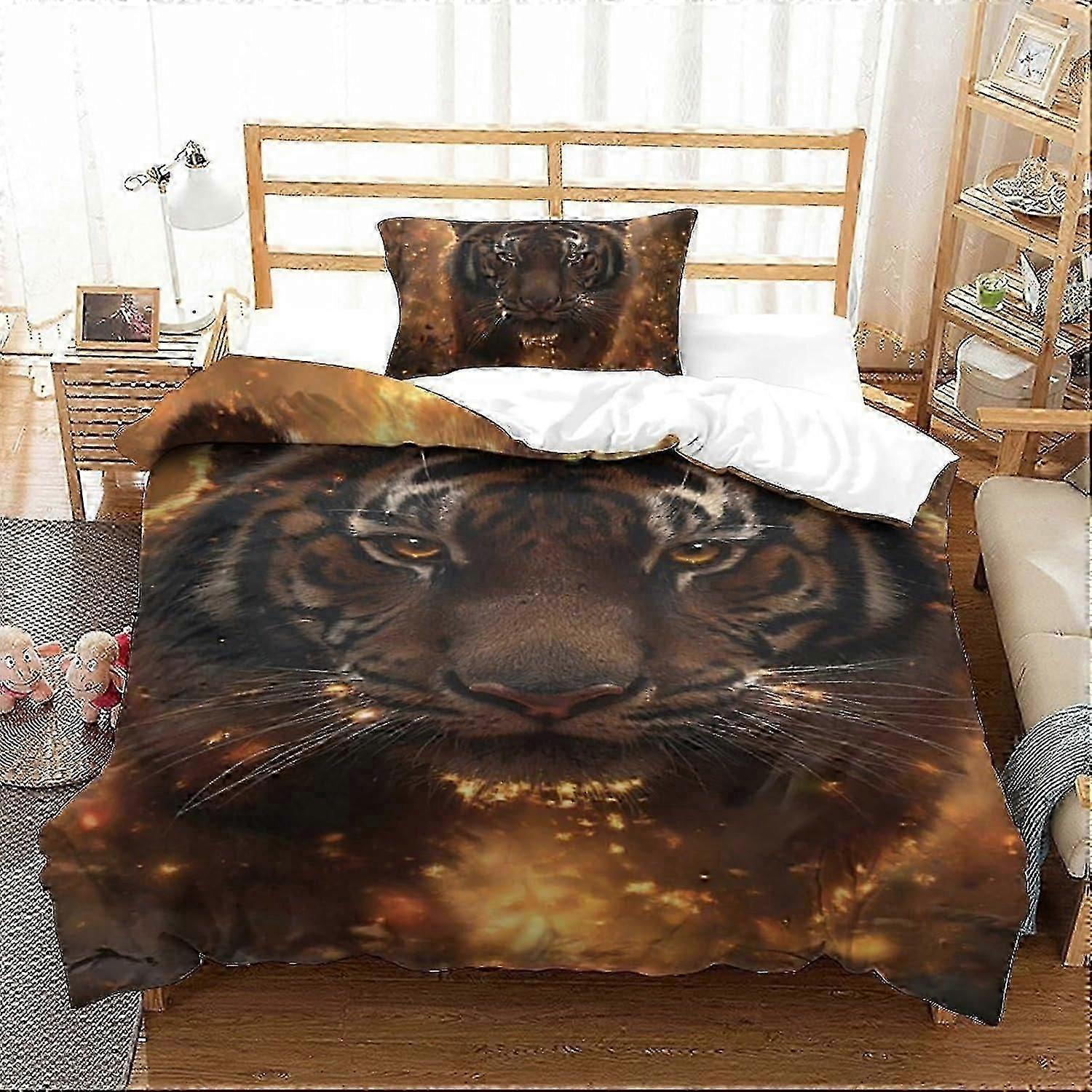 J3324 Lençóis Capa de edredão Trator Roupa de cama Conjunto de capa de edredom Meninas 3 peças para crianças adolescentes 3D Colcha Capa de colcha com fecho de zíper Microf macio