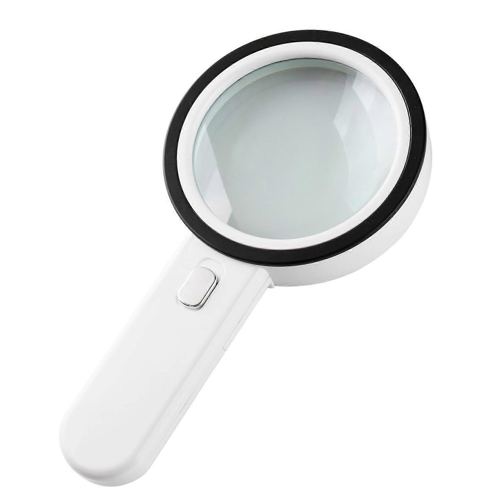 30X Magnifier With Violet Light Students Elderly Reading Maintenance Magnifying Glass