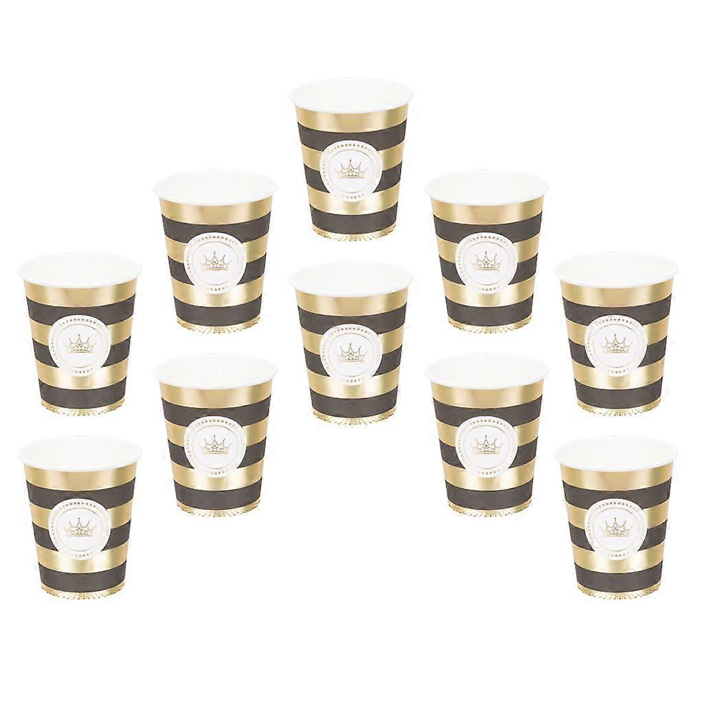 10 stk papirkopp engangs praktiske festartikler til bursdagsjul
