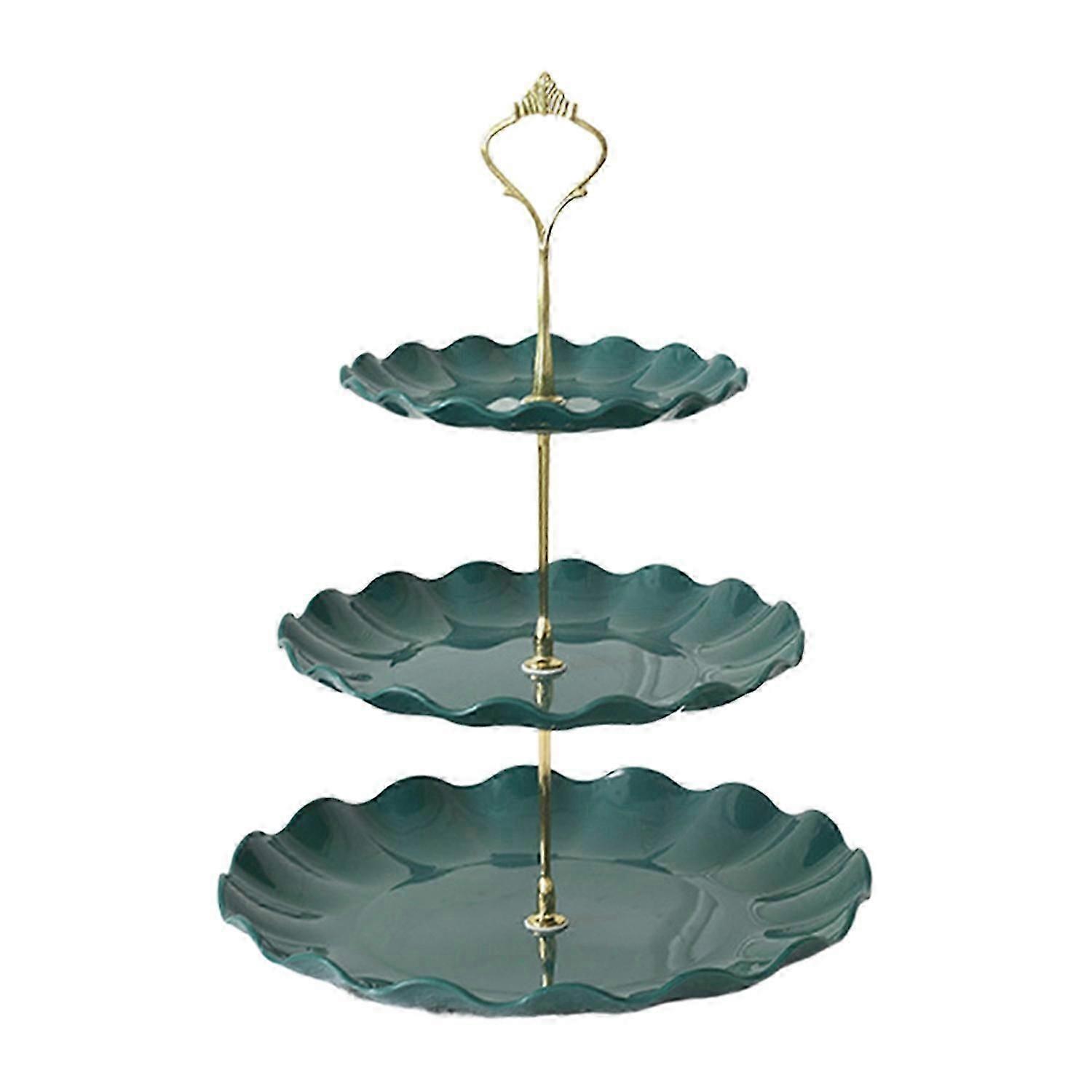 3 Tiers Cupcake Stand Tower Dessert Display Rack BPA Free Large Capacity Easy Assembly Cake Tiered