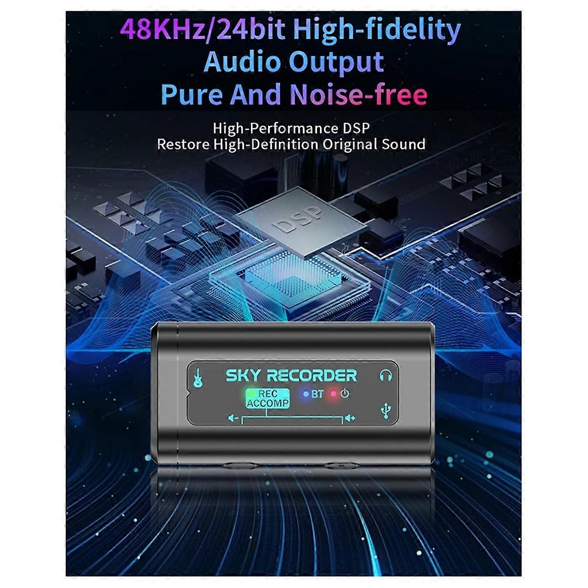  RECORDER Sound Card USB Conversion Interface Plug and Play