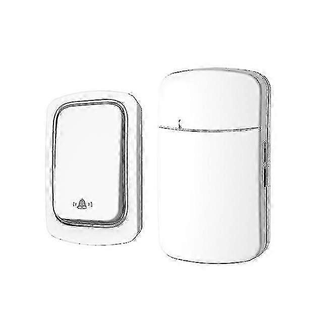 Door Bells Chimes Wireless Doorbell Waterproof Self Powered Smart Door Bell No Battery Required Home White