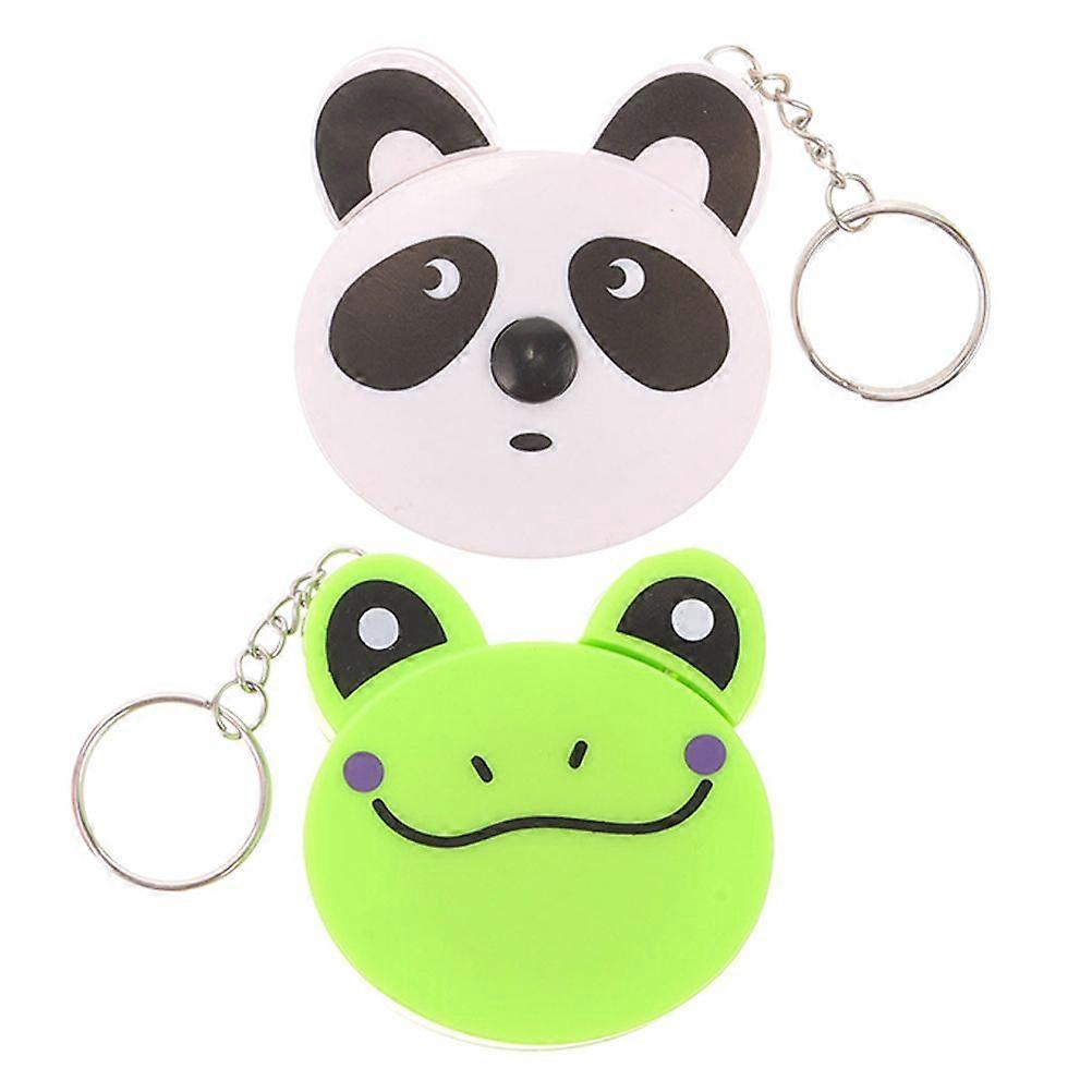 2pcs Tape Measure Pendant Pocket Tape Measure Retractable Tape Measure Accessory