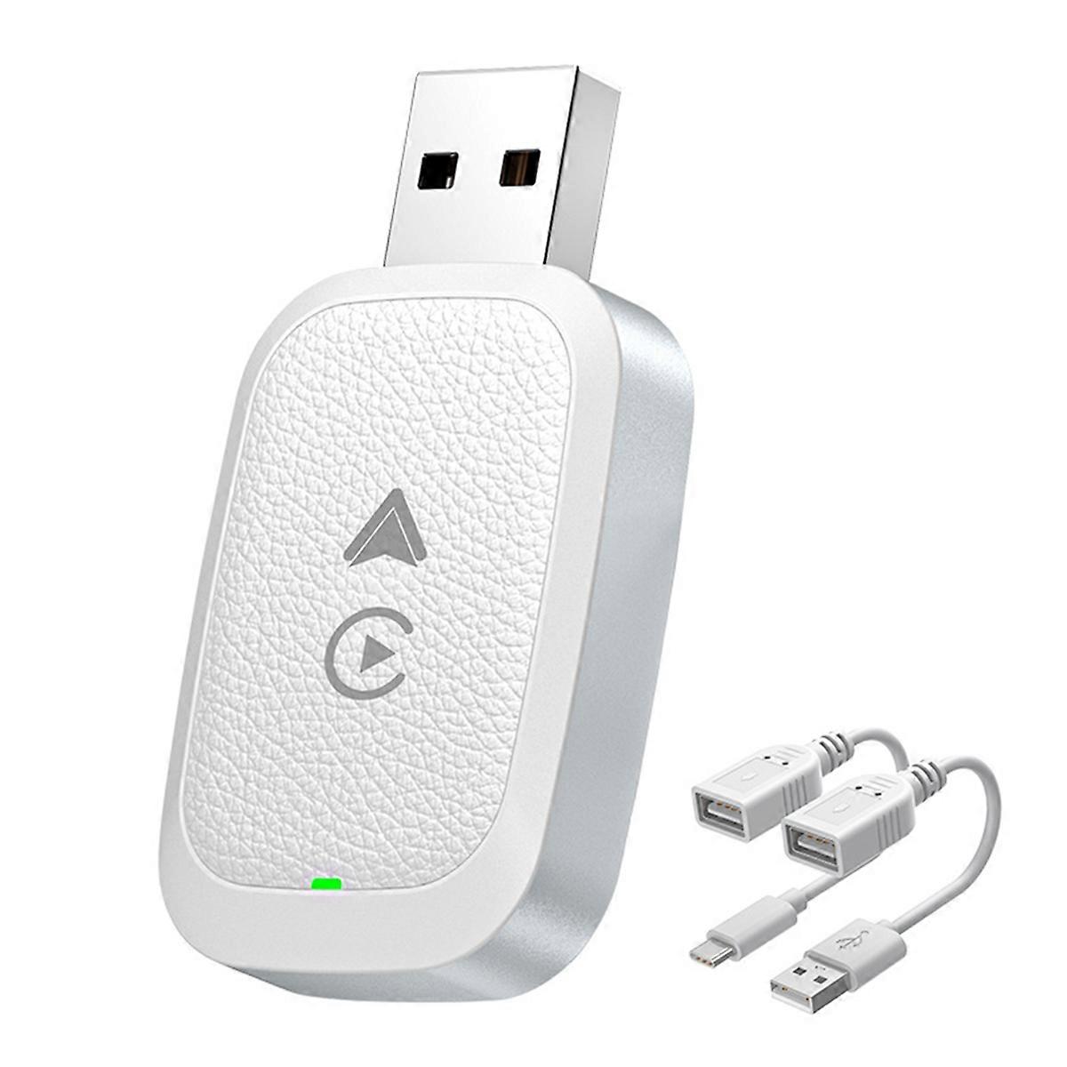 Wireless CarPlay Android Auto Adapter, Easy to Upgrade Wired CarPlay to Wireless, Plug and Play Min