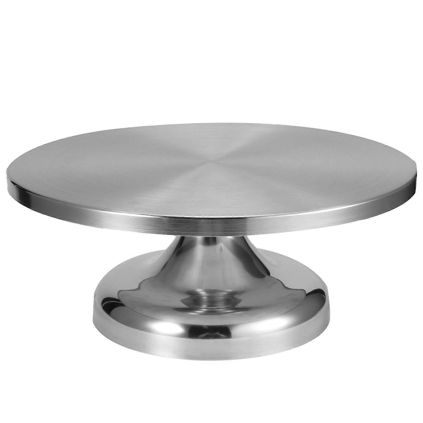 Round Rotating Cake Stand Turntable for Cake Decorating, Baking Supplies, Ideal for Cookies and Cupcakes, 12-Inch Size