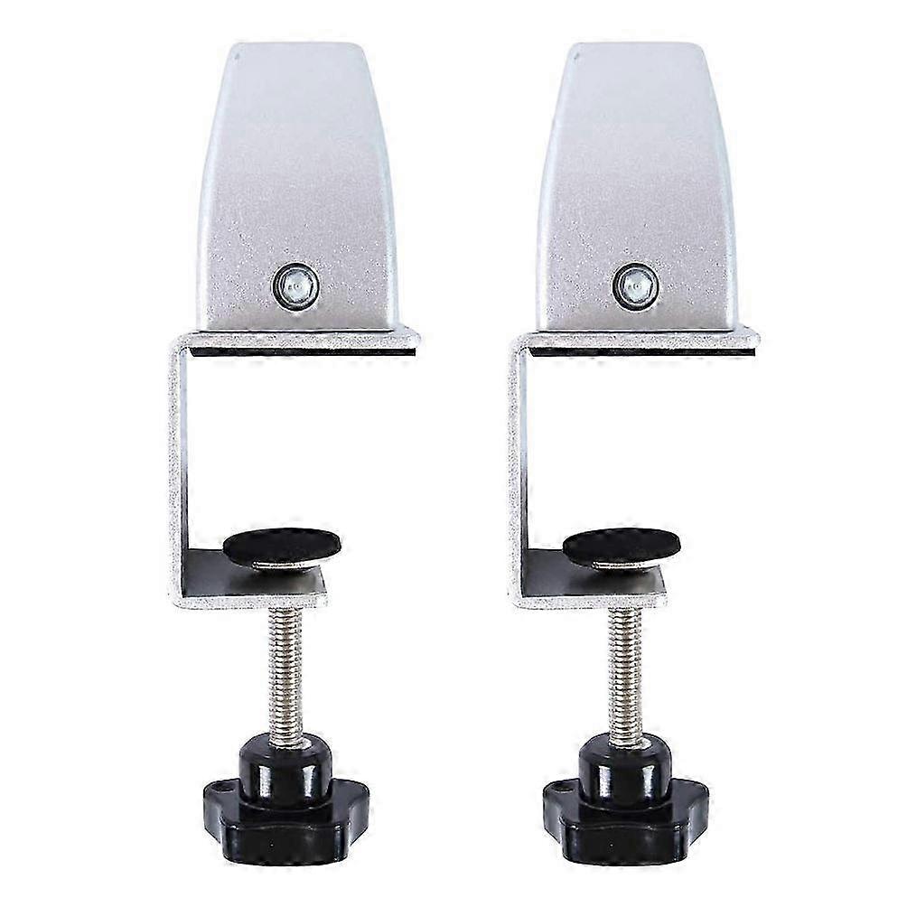 2 Pcs Office Desk Divider Clamp, Privacy Screen Holder for Organizing Workspaces
